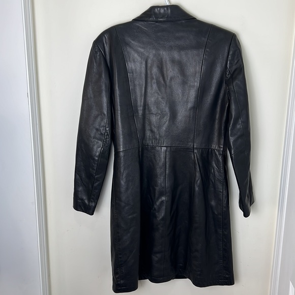 Solo Vintage Canada Made Leather Outerwear Jacket Size Medium - Picture 11 of 15